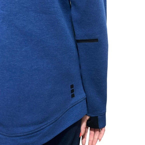 ELEVATE "Kariba" Blue Knit Full Zip Womens Jacket, Sz L - Picture 6 of 9